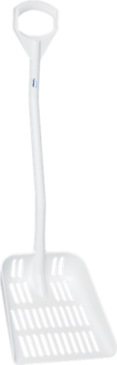 Ergonomikus lapát, szárító nyílásokkal, 380 x 340 x 90 mm, 1145 mm