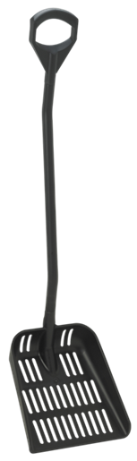 Ergonomikus lapát, nyílásokkal, 380 x 340 x 90 mm, 1305 mm