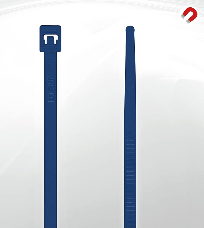 Fémdetektálható kábelkötöző 290x4,5mm